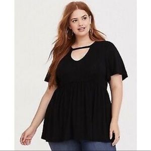 Super Soft Knit Babydoll Tee